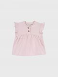 T-shirt manica corta Chicco - rosa - 0