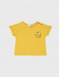 T-shirt manica corta Chicco - giallo - 0