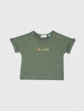 T-shirt manica corta Chicco - verde - 0