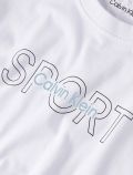 T-shirt manica corta sportiva Calvin Klein Sport - white - 1