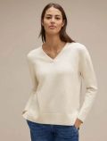 Pullover manica lunga Street One - crema - 0