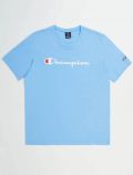 T-shirt manica corta sportiva Champion - azzurro - 4