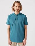 Polo manica corta Wrangler - turchese - 0