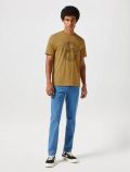 T-shirt manica corta Wrangler - ocra - 1