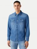 Camicia jeans Wrangler - stone - 0