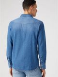 Camicia jeans Wrangler - stone - 1