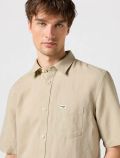 Camicia manica corta casual Wrangler - taupe - 2