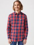 Camicia manica lunga casual Wrangler - rosso - 0