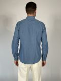 Camicia manica lunga Xacus - denim chiaro - 3