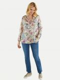 Camicia manica lunga curvy Luisa Viola - fiori - 1