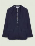 Giacca curvy Luisa Viola - blu - 4