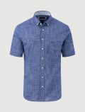 Camicia manica corta casual Fynch-hatton - blu - 0