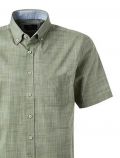 Camicia manica corta casual Fynch-hatton - salvia - 1