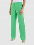 Pantalone curvy Luisa Viola - verde mela - 0