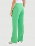 Pantalone curvy Luisa Viola - verde mela - 1