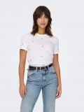 T-shirt manica corta Only - ciliegia - 0