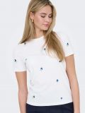 T-shirt manica corta Only - fiori - 1