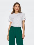 T-shirt manica corta Only - cuore - 0