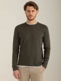 Maglia manica lunga casual Fred Mello - army - 0