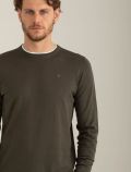 Maglia manica lunga casual Fred Mello - army - 1