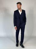 Abito con gilet Corneliani - blu notte - 0