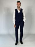 Abito con gilet Corneliani - blu notte - 13