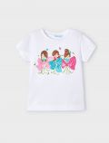 T-shirt manica corta Mayoral - bianco giada - 0