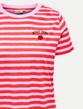 T-shirt manica corta Carmakoma - rosa rosso - 1