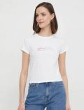 T-shirt manica corta Calvin Klein - bright white - 0