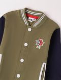 Maglia in felpa aperta I Do - verde militare - 1