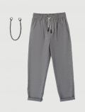 Pantalone I Do - grigio melange - 0