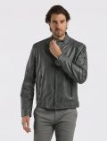 Giubbino ecopelle Yes Zee - antracite - 0