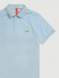 Polo manica corta Sun68 - azzurro - 1