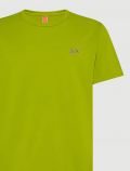 T-shirt manica corta sportiva Sun68 - oliva - 1