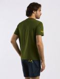 T-shirt manica corta sportiva Sun68 - verde scuro - 3
