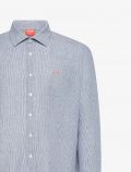 Camicia manica lunga Sun68 - navy bianco - 1