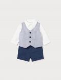 Completo 3 pezzi Newborn - azzurro - 0