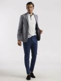 Pantalone casual B Settecento - blu chiaro - 1