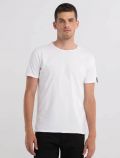 T-shirt manica corta Replay - bianco - 0