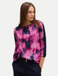 Maglia manica lunga Street One - fucsia nero - 0