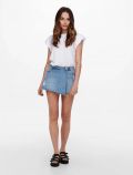 Pantalone corto Only - light blue denim - 3