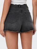Pantalone corto Only - washed black - 4