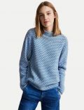 Pullover manica lunga Street One - azzurro beige - 0