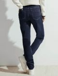 Pantalone jeans curvy Cecil - blu scuro - 3