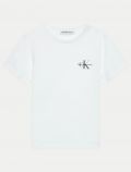 T-shirt manica corta Calvin Klein - white - 0