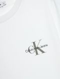 T-shirt manica corta Calvin Klein - white - 1
