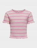 T-shirt manica corta Only - strawberry - 0