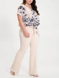 Pantalone curvy Rinascimento Curvy - beige - 1