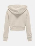 Maglia in felpa aperta Only - panna - 2