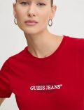 T-shirt manica corta Guess Jeans - rosso - 3